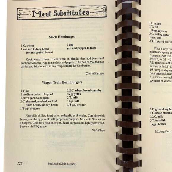 Cookin With Home Storage By Vicki Tate Revised Ed Spiral Bound Cookbook 1993 - Picture 9 of 12